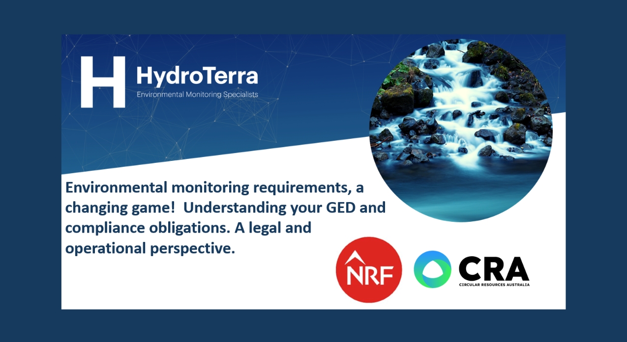 Environmental monitoring requirements – Understanding your GED and compliance obligations | Andrew Swann, Allan Cummins, Jacqueline Plant, & Richard Campbell