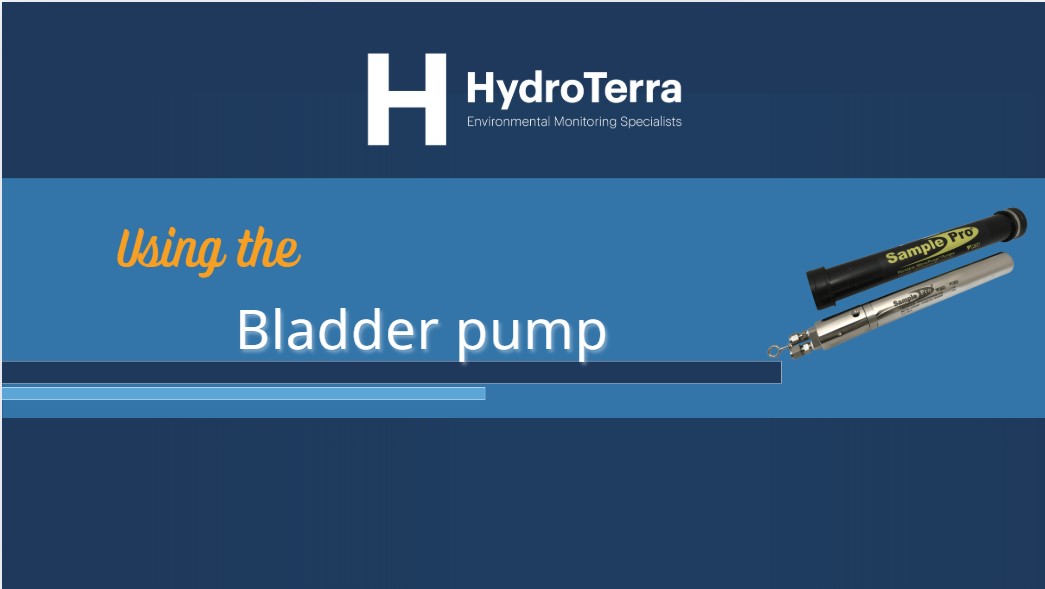HydroTerra Quick tips – Using the bladder pump